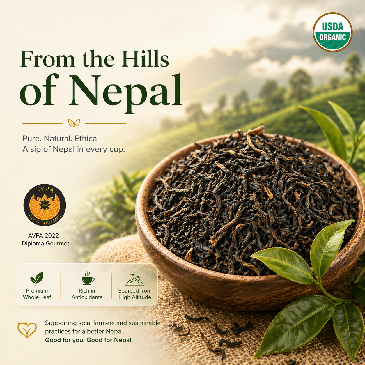 Himalayan Jade Mist | Premium Organic Green Tea 100g